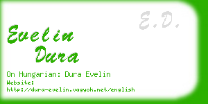 evelin dura business card